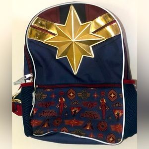 Captain Marvel school backpack